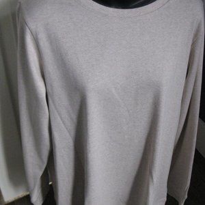 Lands' End women's jacquard tunic sweatshirt, various sizes. NWT PRODUCT FEATURE